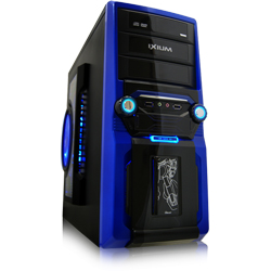 Boîtier PC Ixium Cyborg bleu