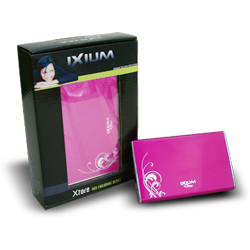 Ixium Xtore Diva rosa 2.5" USB 2.0 - SATA