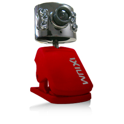 Ixium Eye300 Rouge 1Mpx Microphone