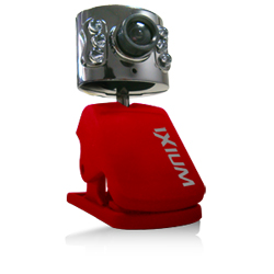 Ixium Eye300 Vermelho 1Mpx Microfone